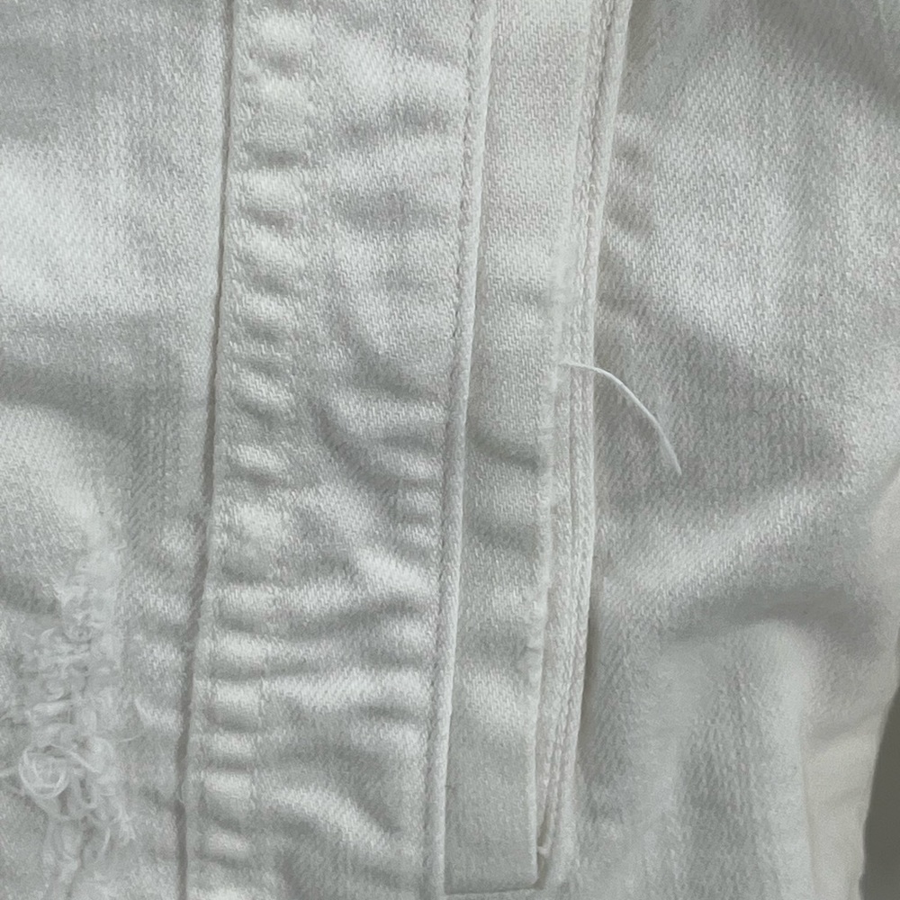 Current/Elliott Cream Jean Jacket - Picture 5 of 11
